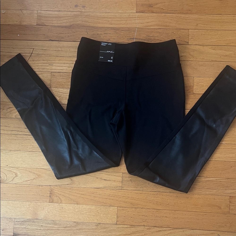 INC International Concepts Black Skinny Pants